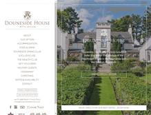Tablet Screenshot of dounesidehouse.co.uk